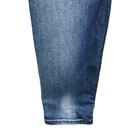7 For All Mankind Women's The Ankle Skinny Jeans Mid-Rise Blue Denim Cotton 26 - Picture 11 of 14